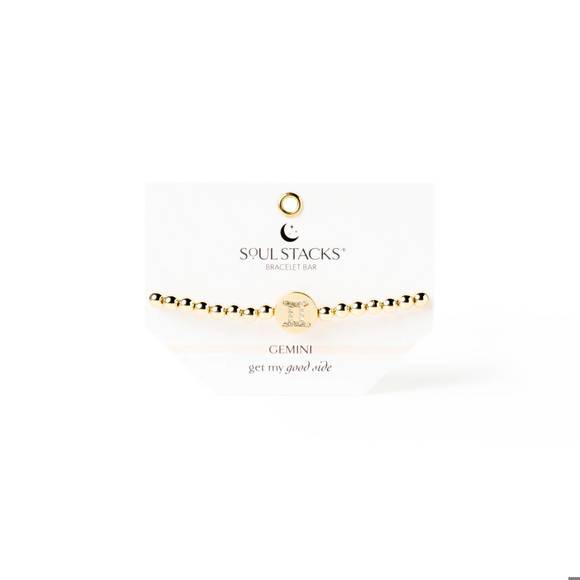 NEW DM MERCHANDISING women's star sign bracelet - gemini in gold - Picture 3 of 3